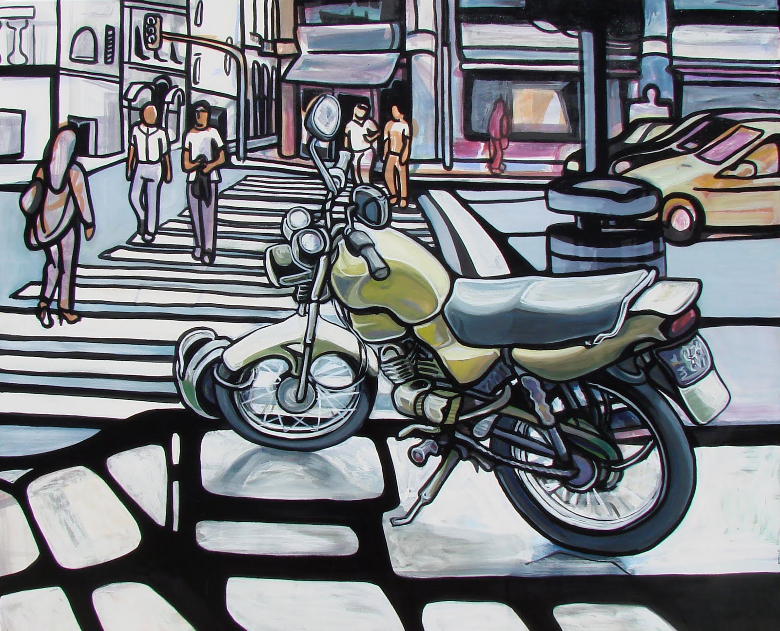 Art series - Pinturas - Ciudad Automatica - 7. MotorMike ...