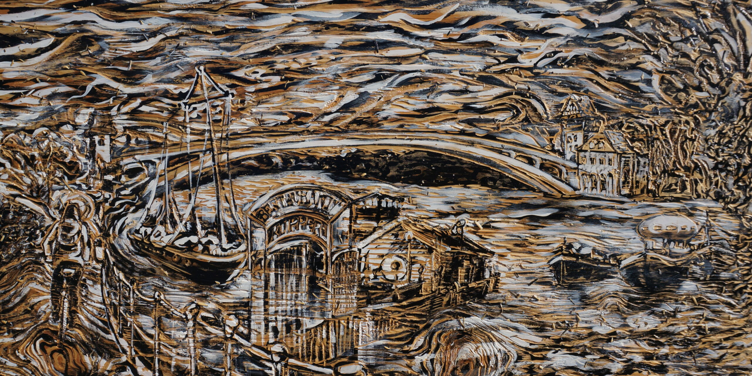 Mx Jo Watson watsonart - Art series - Pinturas - Zeitgeist - 10. Mermelade skies